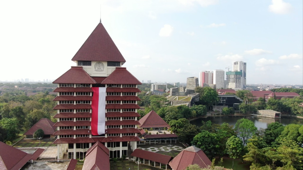 UI Bentangkan Ornamen Merah Putih Raksasa di Gedung Rektorat - Universitas  Indonesia